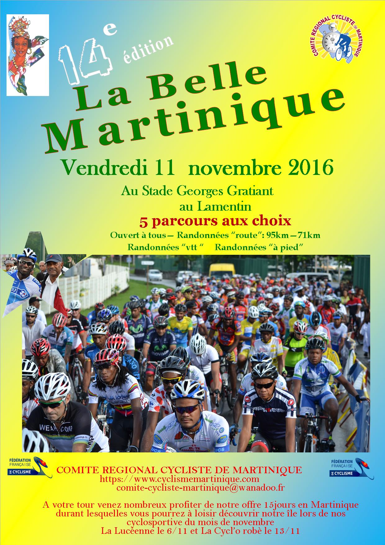 Affiche LA BELLE MARTINIQUE 2016